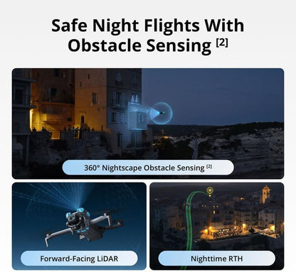 DJI Mini 5 Pro Drone RC2 Fly More Combo Lightweight Camera Aerial UAV Beginner Bundle | Extended Flight Smart Tracking Portable Photography Kit with 64GB Card + Landing Pad + More
