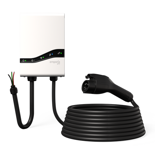 Emporia Pro EV Charger – Hardwired with J1772 Connector