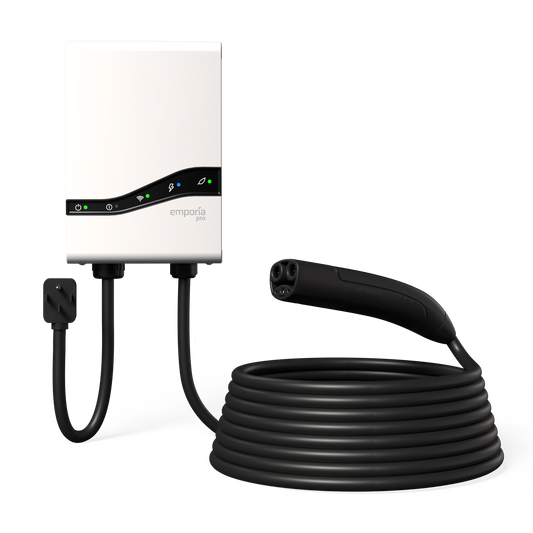 Emporia Pro EV Charger – NEMA 14-50 Plug with NACS Connector