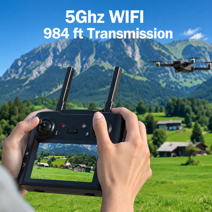 4K HD GPS Drone with 4.5-Inch Screen Remote Control