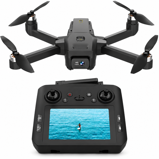 4K HD GPS Drone with 4.5-Inch Screen Remote Control