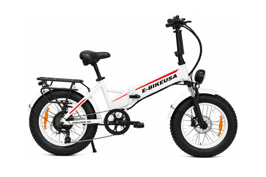 E-Bike USA Evolution 750 Electric Bike – White
