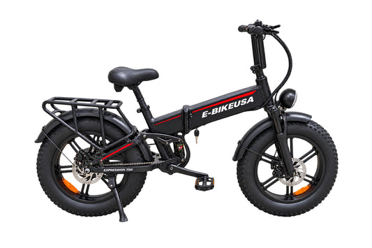 E-Bike USA Expression 750 Electric Bike – Black