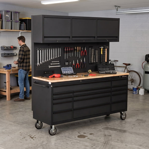 GTools Overhead Pro 72-Inch Rolling Tool Chest Workstation