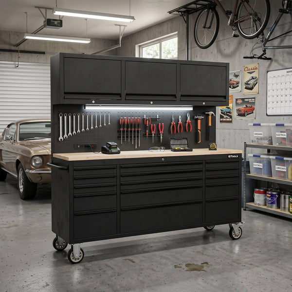 GTools USA 72-Inch Rolling Tool Chest Workstation