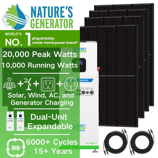 Nature’s Generator MyGrid 10K Whole Home Solar Generator