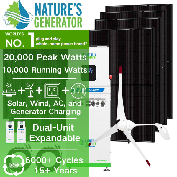Nature’s Generator MyGrid 10K Solar and Wind Generator