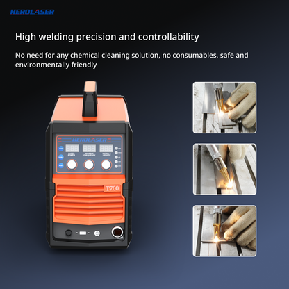 T700 700W Air-Cooled 3-in-1 Laser Welder, Cleaner & Cutter (No Screen)